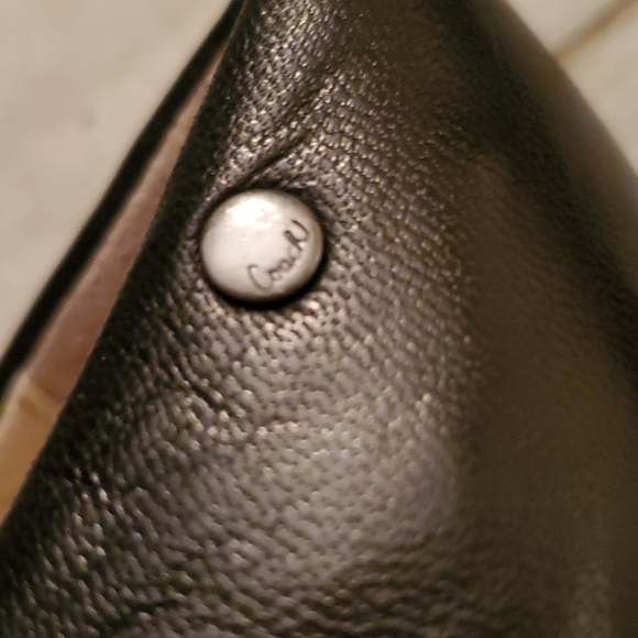Coach Size 7 B Black Leather Pumps - Picture 4 of 10